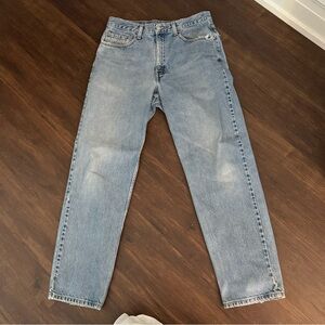 Levi’s Women’s Straight Leg Baggy Jean
Bought at a vintage store
Fits a size 28
